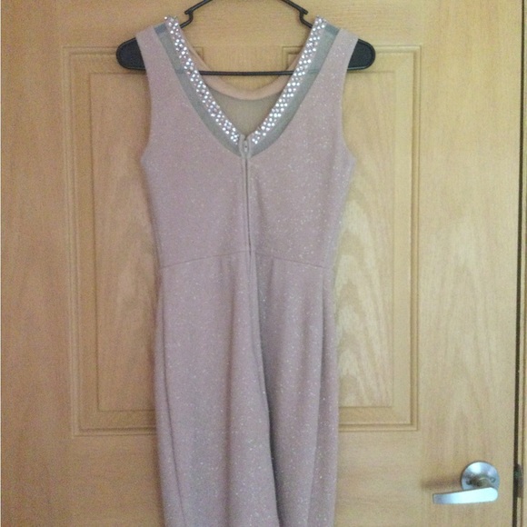 City Studio Blush Glitter Dress - Picture 2 of 3